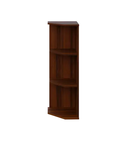 LZ 3 - 3 kancelářská skříň, rohová, levá, 1107x360x400, ořech královský